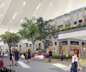 la imagen muestra el centro comercial Esfera City en Monterrey Mexico